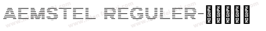 aemstel reguler字体转换